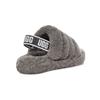UGG Детские меховые шлепанцы Fluff Yeah Charcoal 1098494K-CHRC
