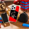 Суперкрутой классический аниме чехол для телефона с Тодзи Фусигуро для iPhone 16 15 14 13 12 11 Pro Max из овчины с серебристым краем защитный чехол