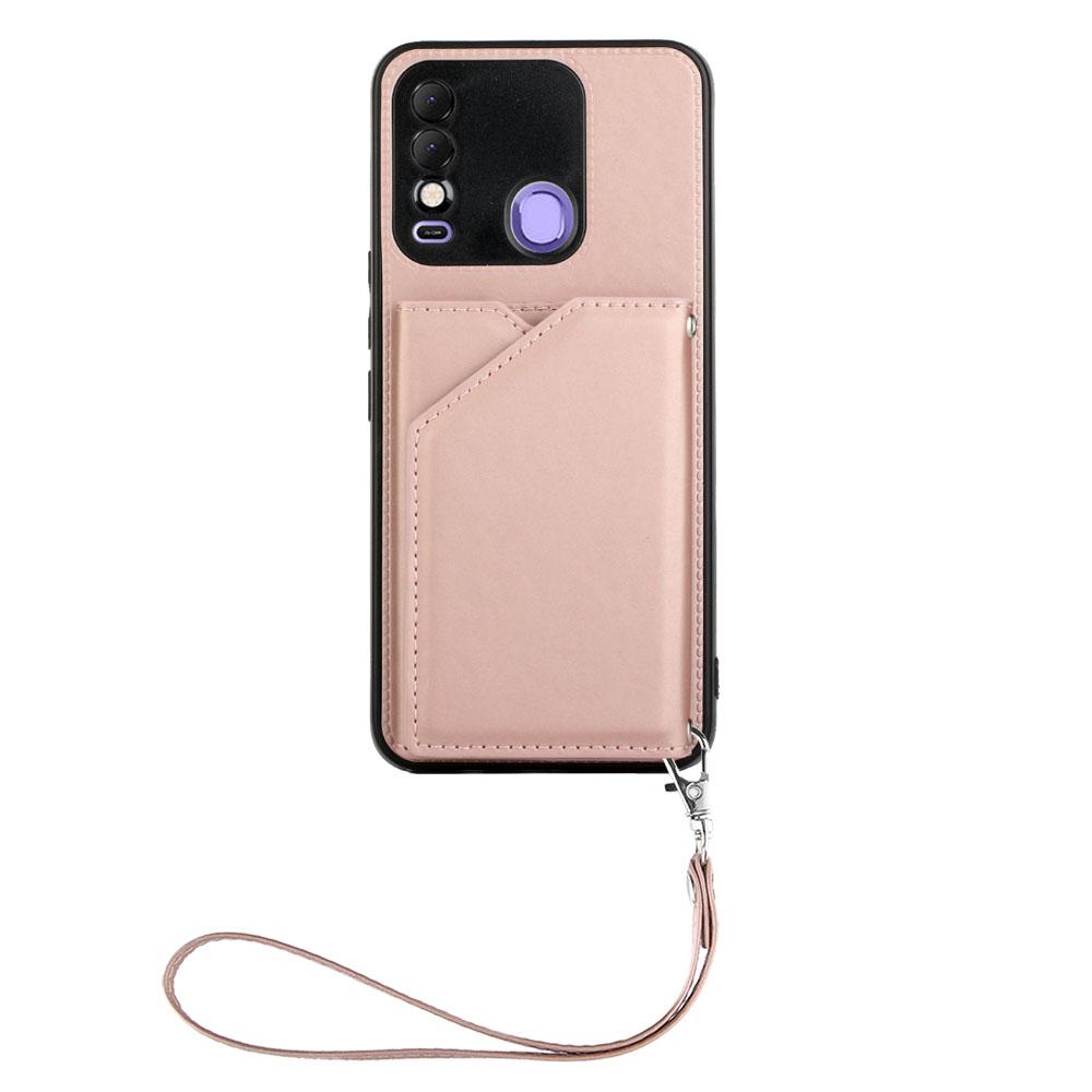 Wallet Card Holder Slots Bracket Cover Phone Case For Tecno Pop 5,Spark 5 Air,Spark 6 Air,Spark 6,Spark 6 Go,Spark Go,Spark 7,Spark 8,Camon 17...
