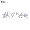 Lindon Copper Alloy Zircon Earrings Drop Earrings For Women Wedding Party Gifts