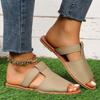 Женские летние новые модные прогулочные туфли на плоской подошве с открытым носком, сандалии с открытым носком, женские повседневные вечерние платья без шнуровки, женские шлепанцы