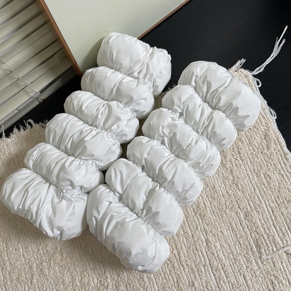 Mid-calf Down Cotton Leg Warmers Fluffy Boots Cover Lolita Loose Socks Foot Cover  Fall Winter