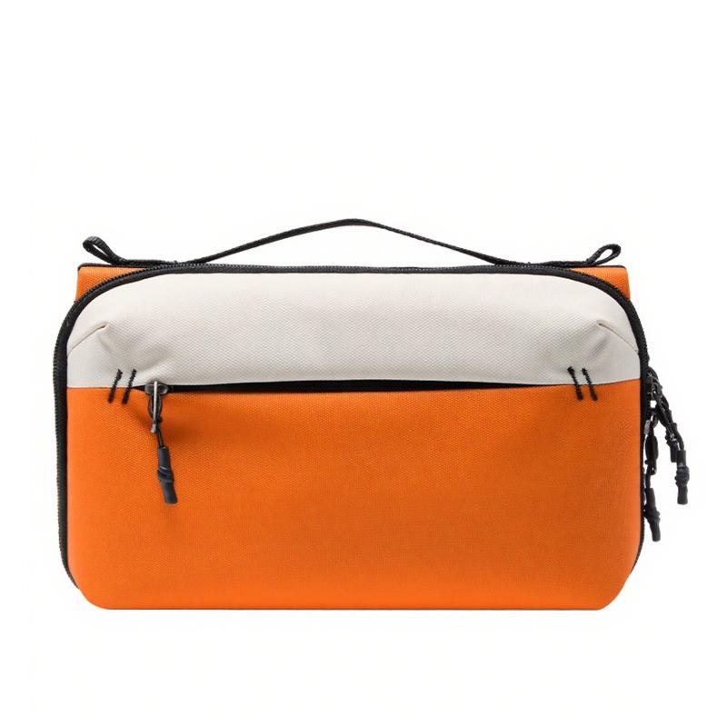 Four Fold Digital Storage Bag Large Capacity Portable Electronic Organizer Pouch for Power Bank Cable Gadgets Commuter Travel Daily Use