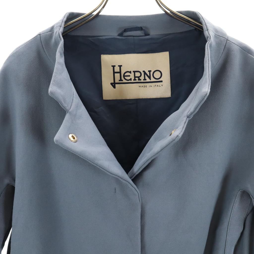 Herno Made In Italy Coat 42 Blue Women Used