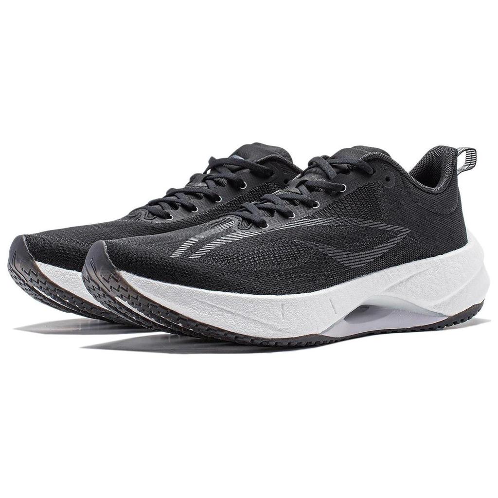 Li Ning Super Light 21 Амортизирующие Скользкие Устойчивые к истиранию Дышащие Низкие Кроссовки для бега Женские Черные ARBU002-2