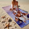 Mysterious Little Monster Beach Towel, Super Soft Microfiber, Gift for Her/Him, Birthday, for Pool, Beach, Travel, Home Decor Fan gifts