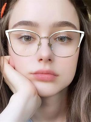 Новая Мода Женские Очки Оправа Винтажная Оправа Кошачий Глаз Блокирующие Синий Свет Очки Очки Оправа для Женщин
