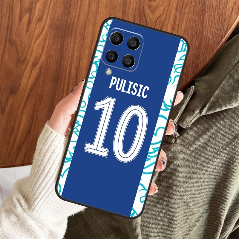 Чехол с номером футболиста, счастливый чехол для Samsung Galaxy M53 M33 M23 M13 M14 M54 M11 M21 M31 M51 M12 M22 M32 M52 M31s, чехол
