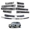 Fits 18-21 Hyundai Ix35: Interior/Exterior Rear Bumper Guards, Sill Strips, and Body Decorations.