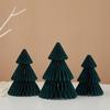 3Pcs Origami Christmas Tree Ornament Honeycomb Christmas Tree Paper Christmas Tree for Festive Home Decor and Photo Props
