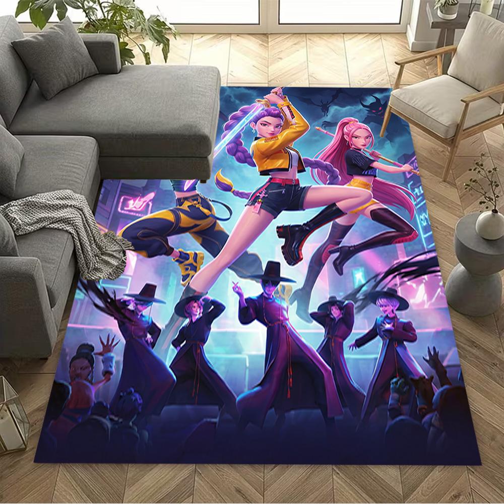 Galactic Trio Harmony Area Rug Suitable for Kitchen Study room Dining Room Hallway Antislip Carpet Anime Office Decor Birthday/Christmas Gift