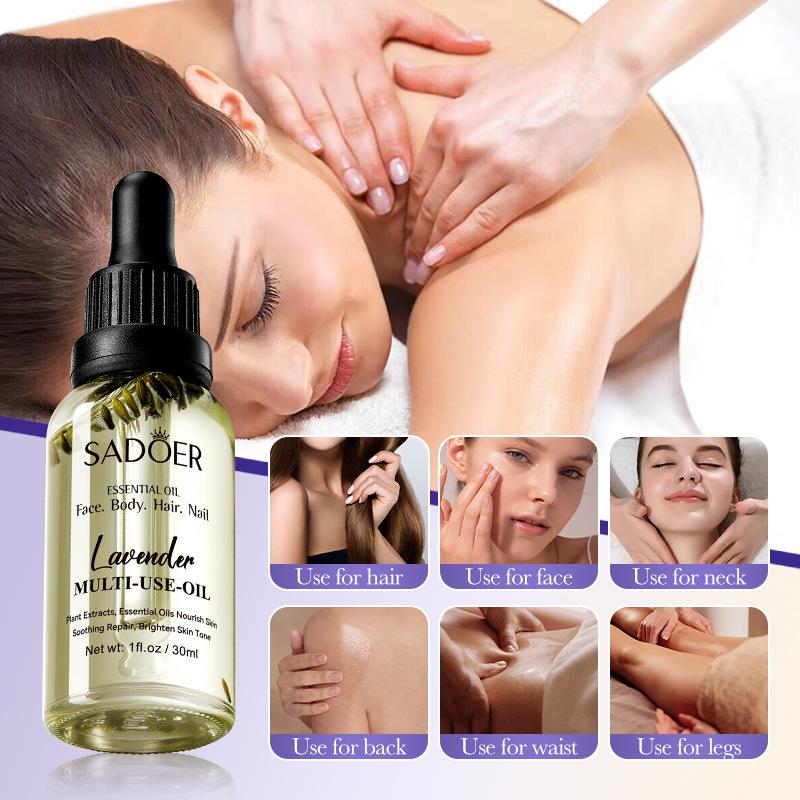 Lavender Dried Flower Massage Oil 30ml Moisturizing and Rejuvenating Skin Body Essential Oil Manufacturer