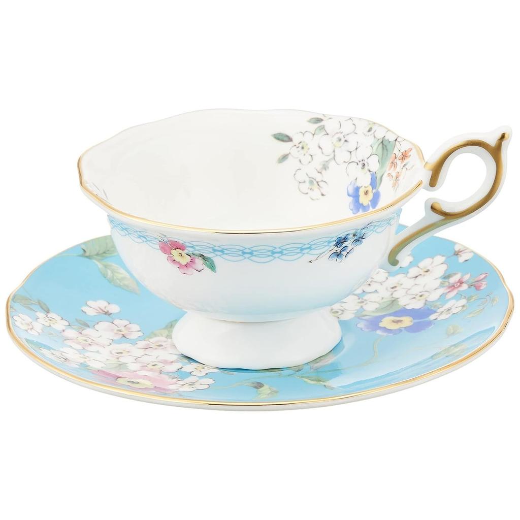 Wedgewood Wonderlust Apple Blossom Tea Cup Saucer 180ml Wedding Gift Present