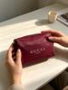 Gucci Женская косметичка-органайзер, Красный холст, Большая вместимость, Удобно носить, Элегантная, Для повседневного использования, Путешествий, Универсальный стиль