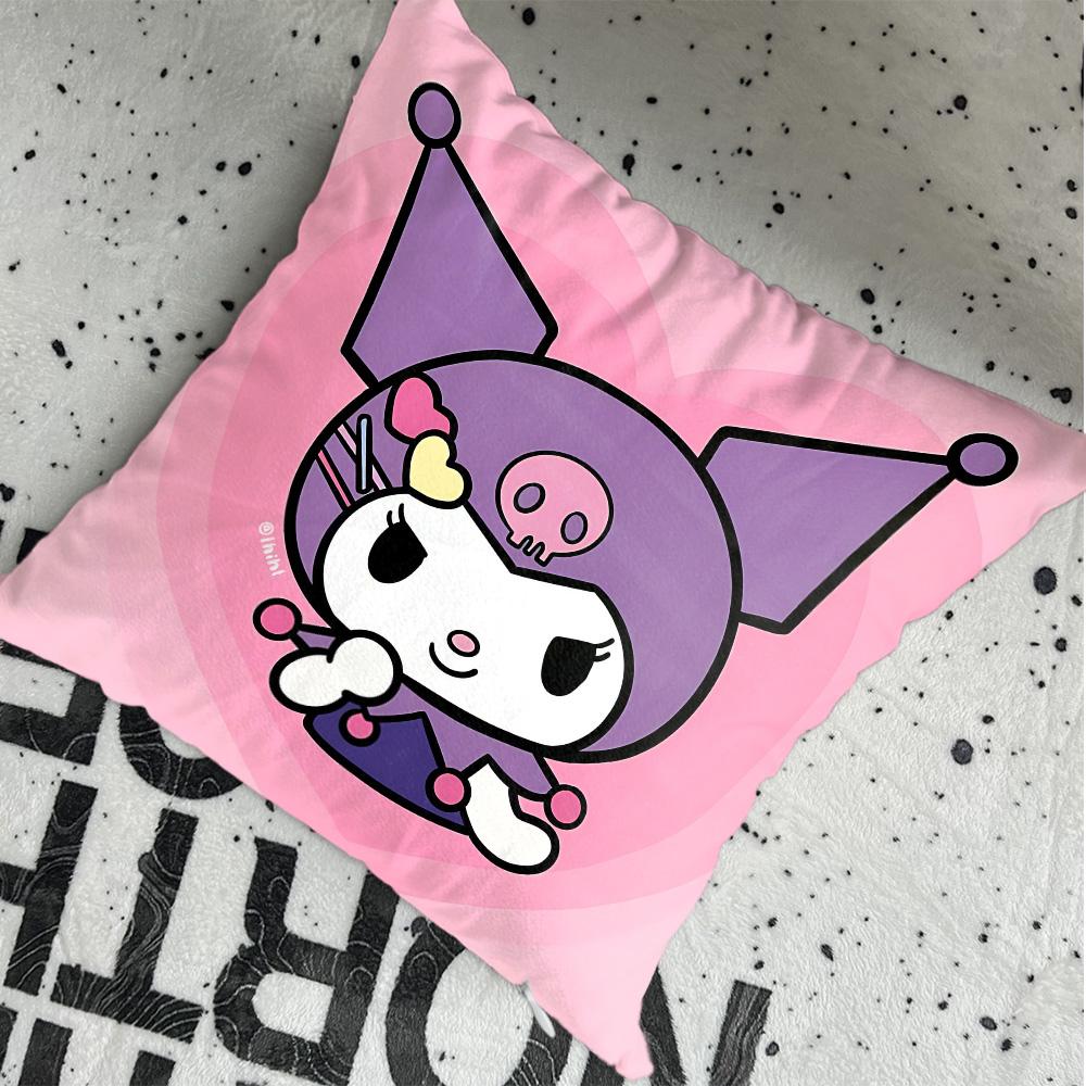 Kawaii KKuromi Pillowcase Cushion Cover x Ornamental Pillows Christmas Decoration Personalized Gift Nordic Home