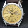 ОТРЕМОНТИРОВАННЫЕ МУЖСКИЕ ВИНТАЖНЫЕ ЗОЛОТЫЕ ЧАСЫ SEIKO 5 AUTOMATIC 6309A JAPAN a442309-4