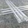 Eco-Friendly Colored Transparent Hard Tip Straws - Individually Wrapped, Disposable, Straight, Thin, for Soy Milk and Juice
