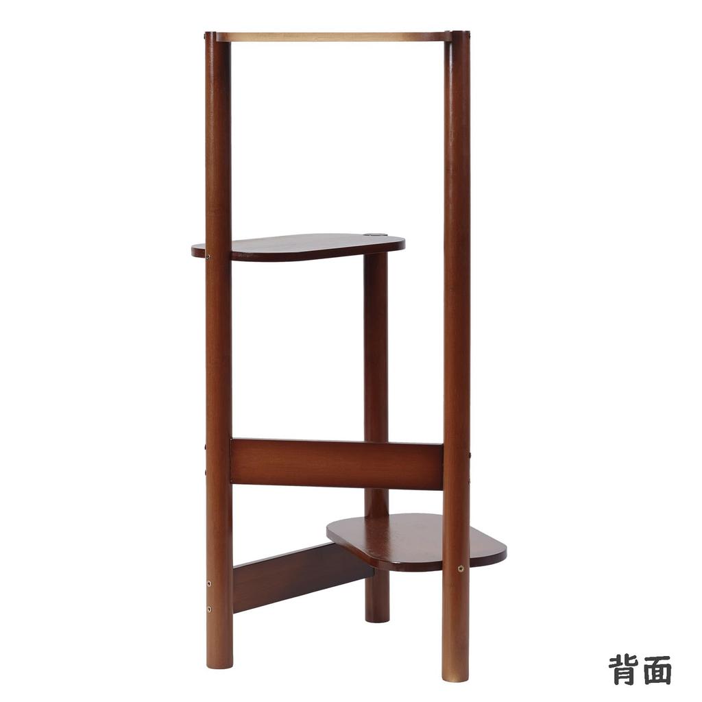 Цветоводство декоративная витрина цветок горшечное растение ваза темный сад стойка-полка, деревянная, 3-ярусная, орех, для помещений, полка, растение, полка, стойка,