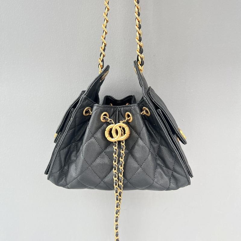 25 Новых женских кожаных сумок с узором икры, узором в виде шаров, большой вместимости, в стиле хиппи, хобо, с ромбовидной цепочкой, на кулиске, подмышечная сумка