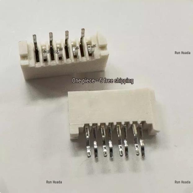 1.0mm Pitch FFC/FPC Vertical 8-Pin Offset Connector Socket