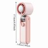 Digital Display Mini Pocket Fan Foldable Design Folding Cooling Fan Portable Desktop Fan  Home Use