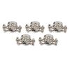 50 Sets Skull Rivets Gothic Style Beautiful Fashionable DIY Rivet Accessories for Making Shoes Belts Silver