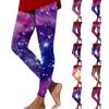 Женские модные уличные штаны Astral Printed Slim Fit Stretch Yoga Casual