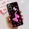 Мягкий ТПУ Бампер Чехлы Для Realme C67 4G RMX3890 Задняя Крышка Тонкий Прозрачный Силиконовый Чехол Для Телефона Женская Мода Рисунок Funda C 67 4G