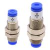 Push To Connect Fitting Coupler 4mm/6mm Smc Type Utility Straight Air Water Line Two Way Connector for Automotive Maintenance