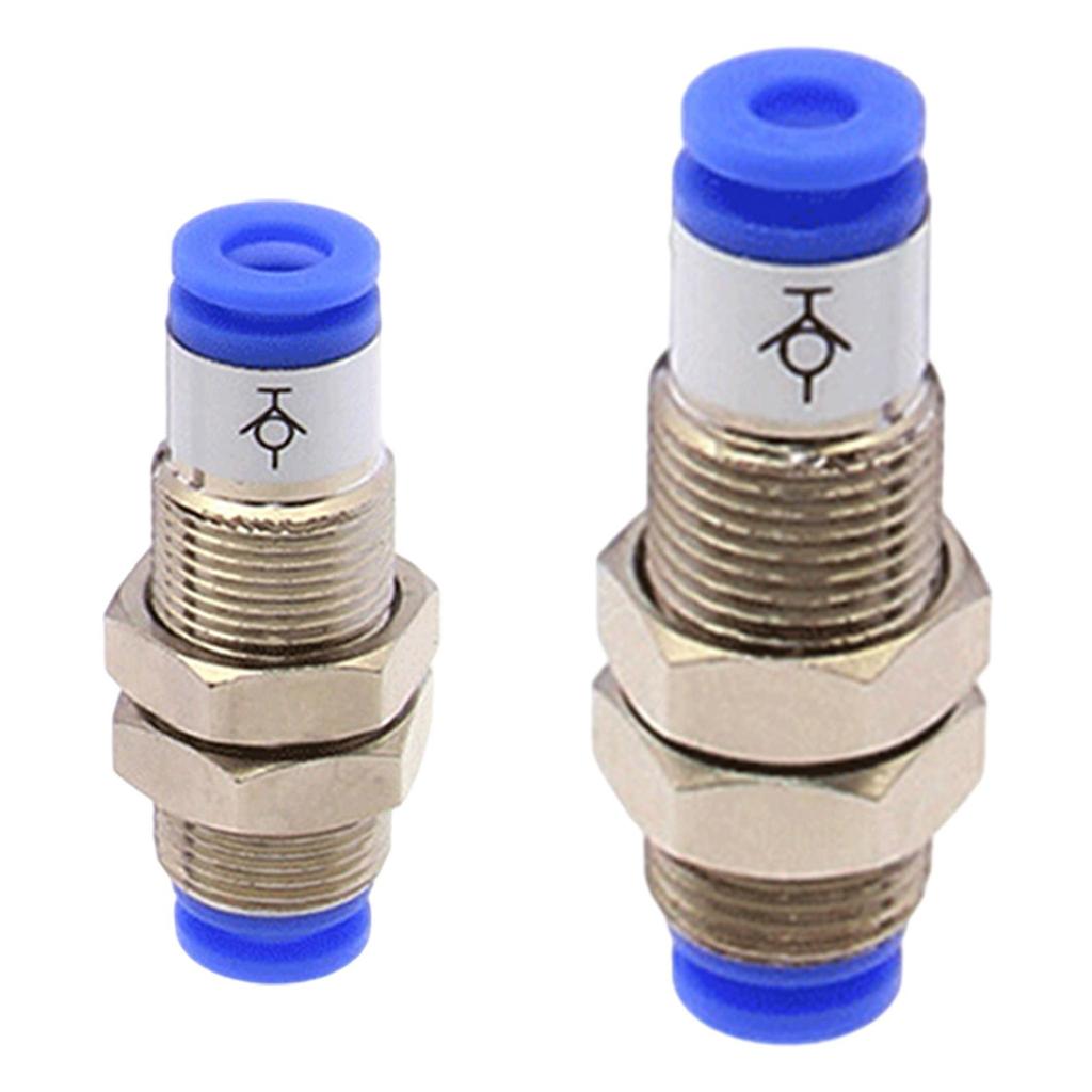 Push To Connect Fitting Coupler 4mm/6mm Smc Type Utility Straight Air Water Line Two Way Connector for Automotive Maintenance
