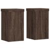 Plant Stand 2 pcs Brown Oak Look 10 x 10 x 18 cm Engineered Wood