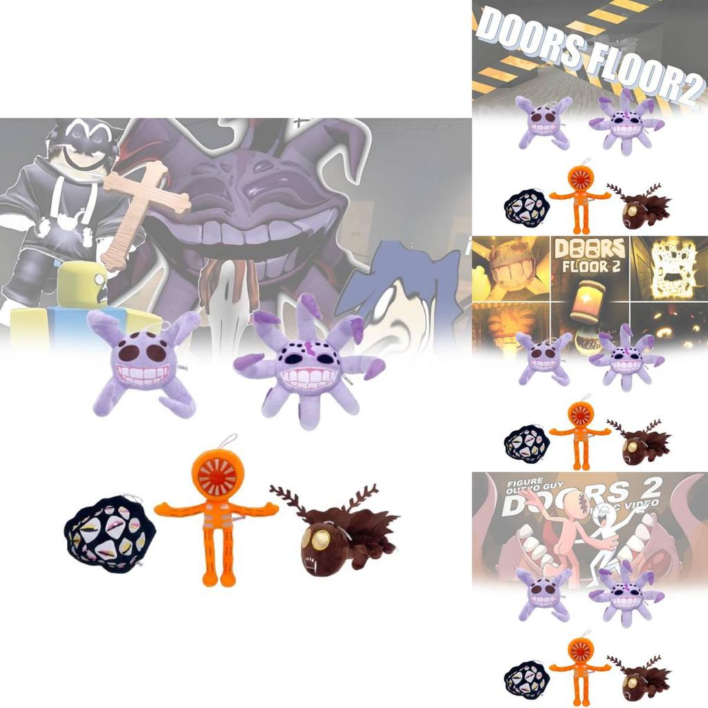 Cute Doors Floor2 Moth Plush Doll For Gaming Collectors High Quality Pp Cotton