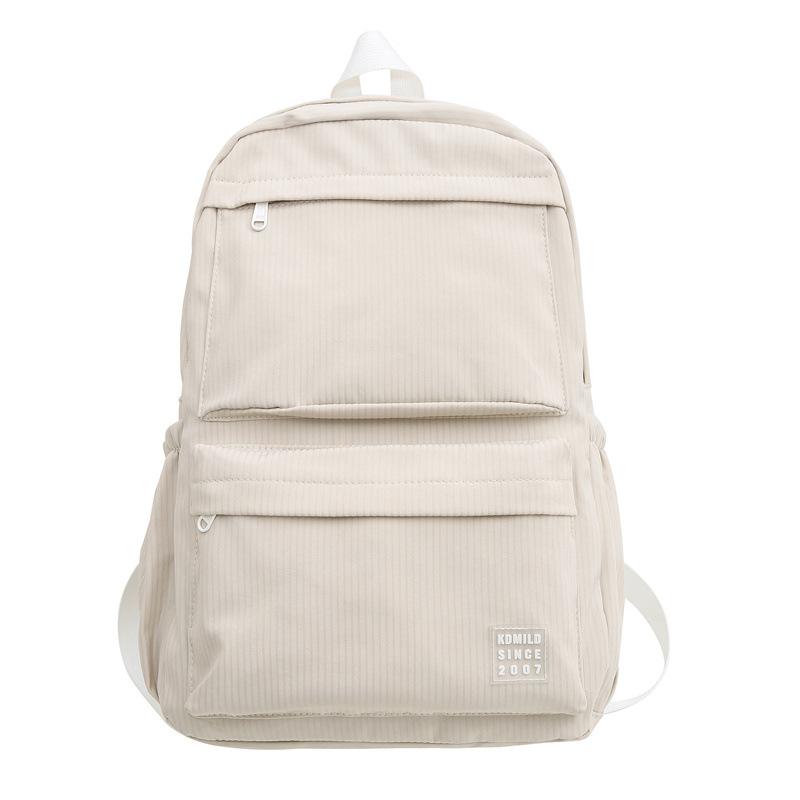 Женская однотонная школьная сумка, рюкзак для школьников младших классов, большой вместительный компьютерный рюкзак