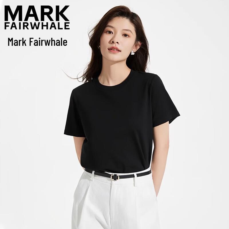 Mark Fairwhale Женская свободная футболка с круглым вырезом и коротким рукавом