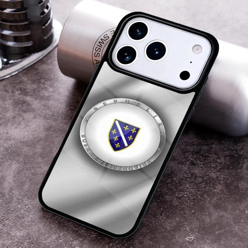 Чехол для телефона в форме сердца Босния и Герцеговина для iPhone 17 16 15 14 13 12 11 Pro Max Plus 17Air Мягкий силиконовый чехол
