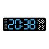 Desktop Digital Clock Large Display Calendar Clock with Two Alarms Snooze Function Adjustable Brightness Easy To Read