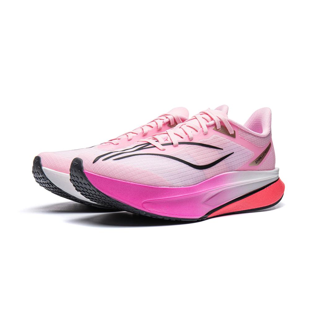 Li Ning Feidian 6 Challenger Амортизация Устойчивые к истиранию Низкие Повседневные Беговые кроссовки Мужские Розовые ARMW003-11