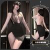 Sex underwear office sexy hollow perspective mesh hanging neck halter secretary hip wrap uniform skirt