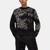 Y-3 Осень/Зима 22 Трикотажный свитер с круглым вырезом и логотипом, мужской свитер, черный HN1977