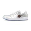 FD6848-001 Nike Air Jordan 1 Low Golf Подарок Металлический Серебристый Белый (Мужской)