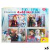 Child's Puzzle Frozen Double-sided 4-in-1 48 Pieces 35 X 1.5 X 25 Cm (6 Units)