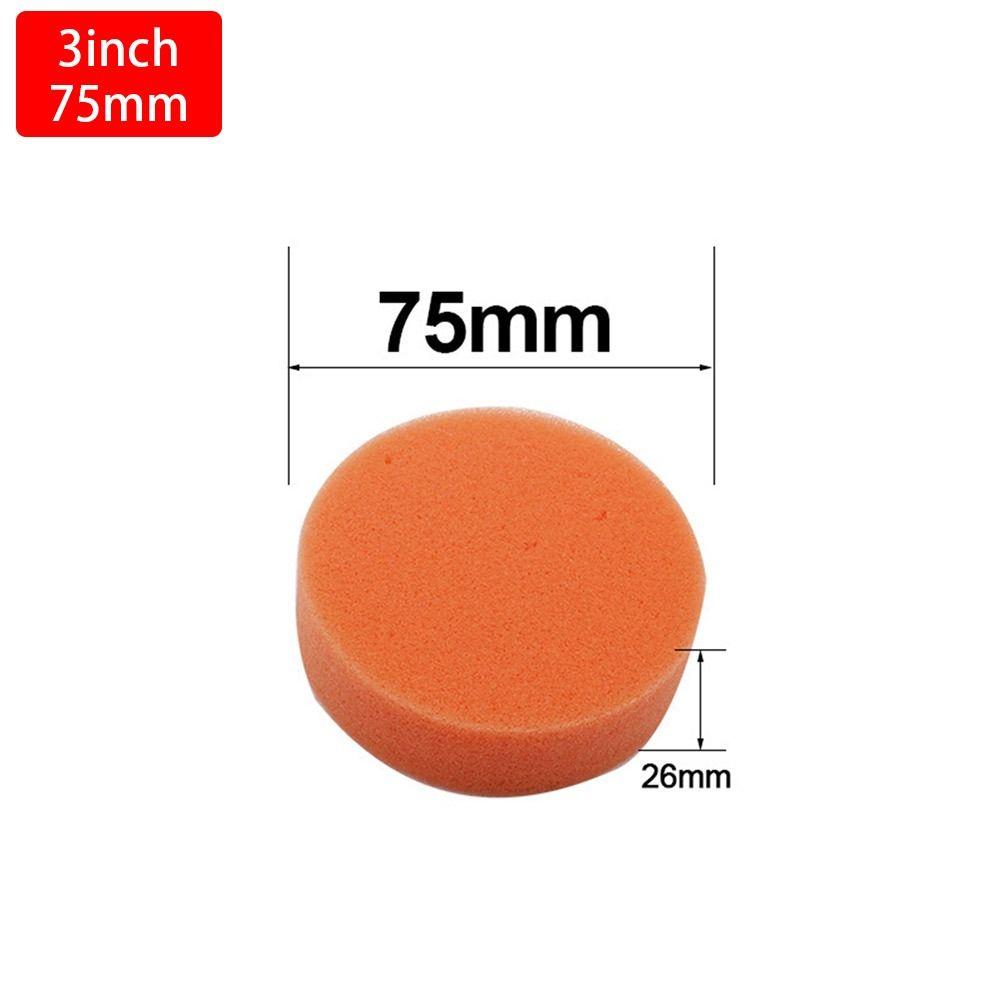 1Pcs Sponge Buffing Foam Sponge Polishing Pad Power Tools Accessories Polisher Drill Wheel Adapter Car Polishing Disc 3-7inch
