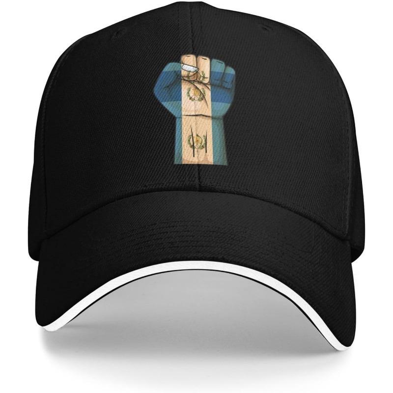Флаг Гватемалы Кулак Поднят Сила Бейсболка Унисекс Взрослый Регулируемая Повседневная Защита от Солнца