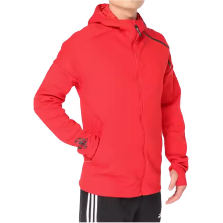 adidas Куртки Мужские Красные С капюшоном Умеренные Другое EA2105