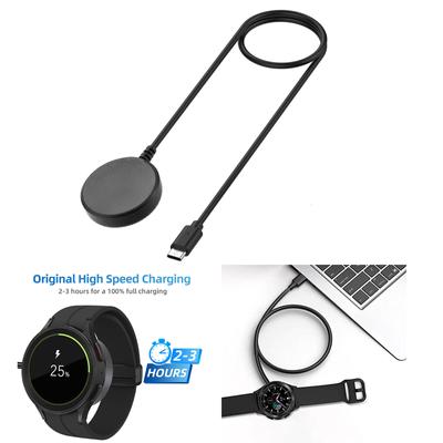 Кабель для зарядки Type-C для Galaxy Watch5/5 Pro/4/3/Active 1/2 40/42/44/46 мм Smartwatch Зарядная док-станция Адаптер Кронштейны