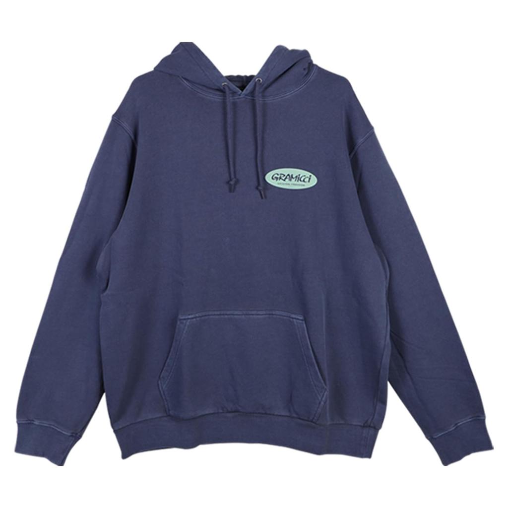 Худи с капюшоном Gramicci Original Freedom, мужское, G3FU-J079, темно-синее, размер L