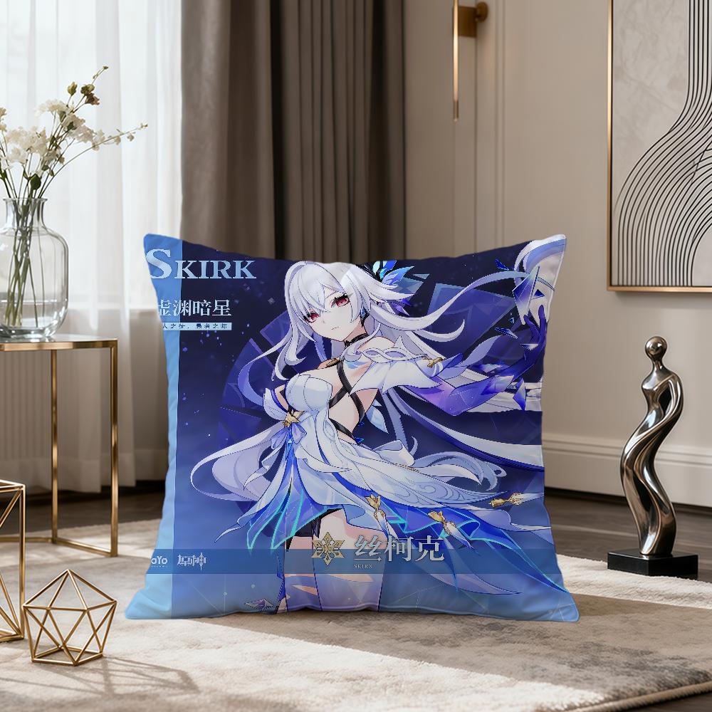 Skirk игра Genshin Impact наволочка мягкая наволочка для подушки Диван Дом Гостиная офис Декор Защитные чехлы hogar наволочка