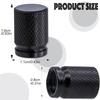 4Pcs Premium Tire Valve Stem Caps with O Rubber Seal, Universal Dustproof Car Air Stem Covers for Cars Bikes & All Vehicles