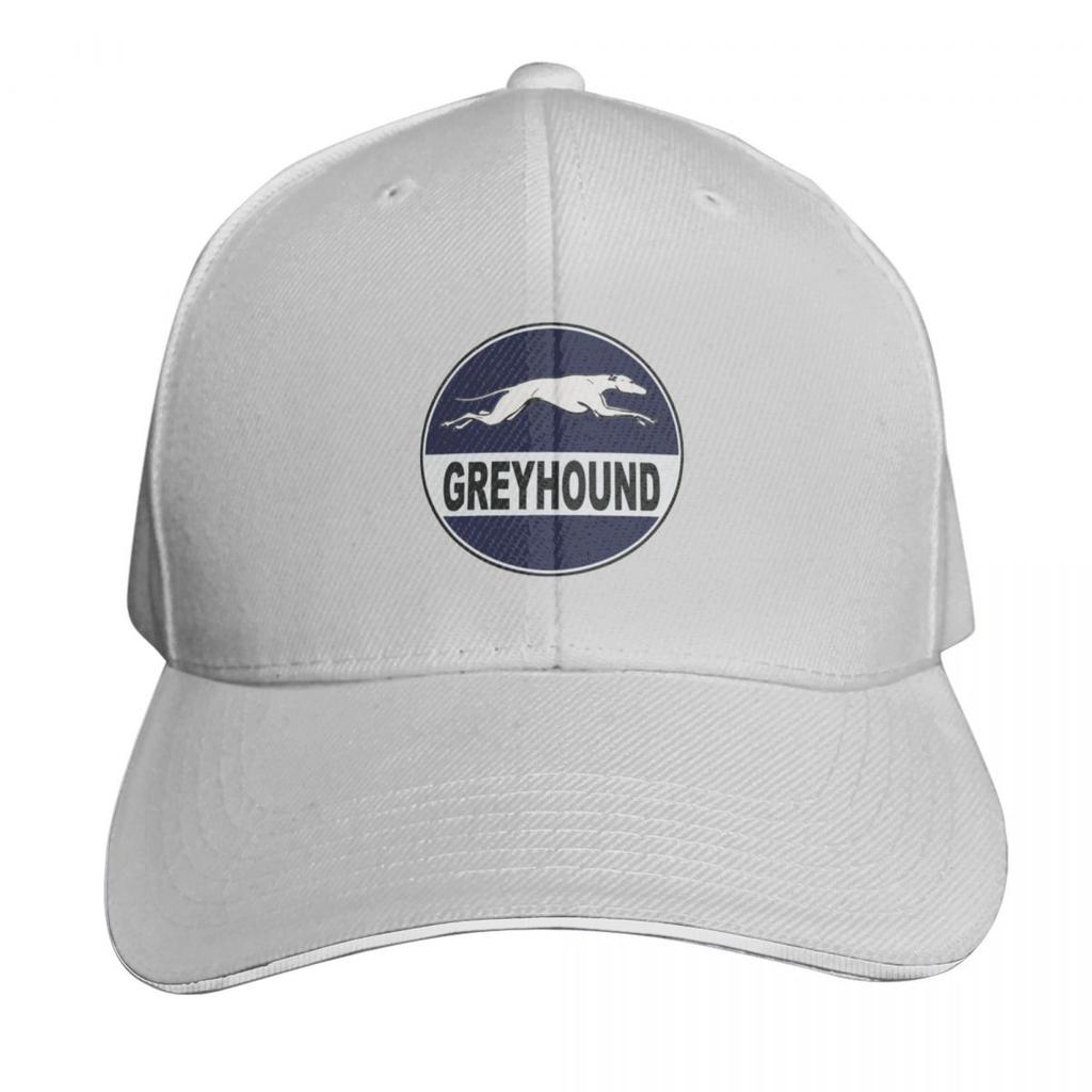 Vintage Greyhound Bus sign direct from retro metal sign Baseball Cap custom Hat black Trucker Hat Golf Wear Unisex Womens