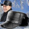 Middle-aged and Elderly Thickened Warm Hat for Elderly People In Winter Outdoor Leisure Plus Velvet Ear Protection Hat